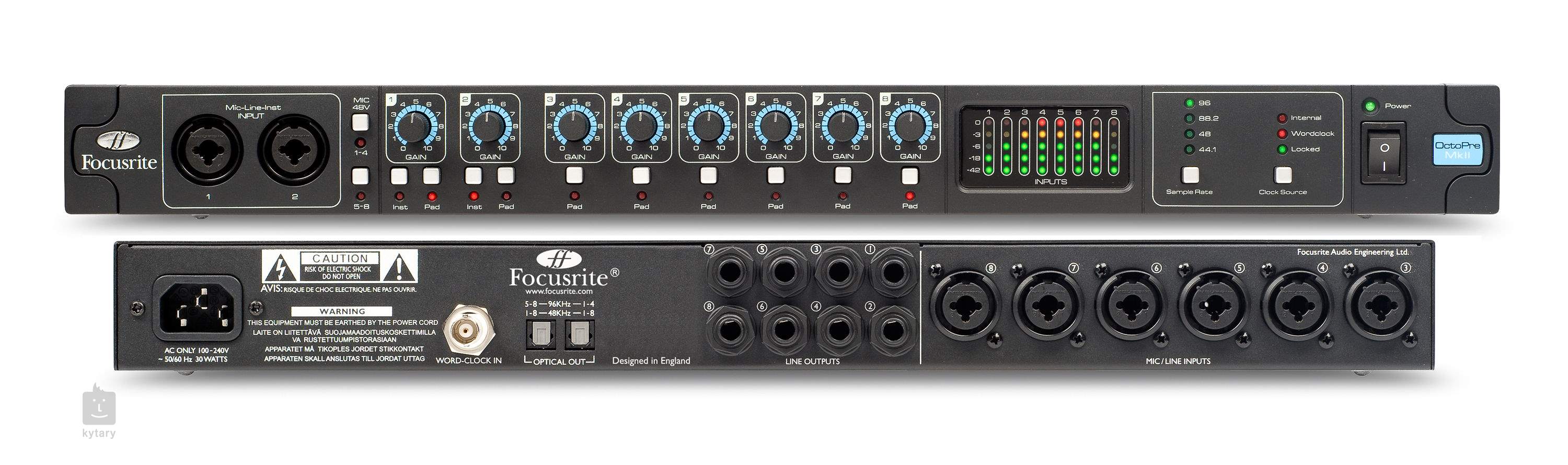 Focusrite OctoPre MkII - 通販 - taku.gr.jp