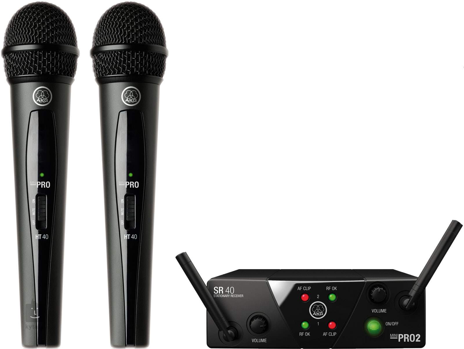 Akg dual 2024 wireless mic