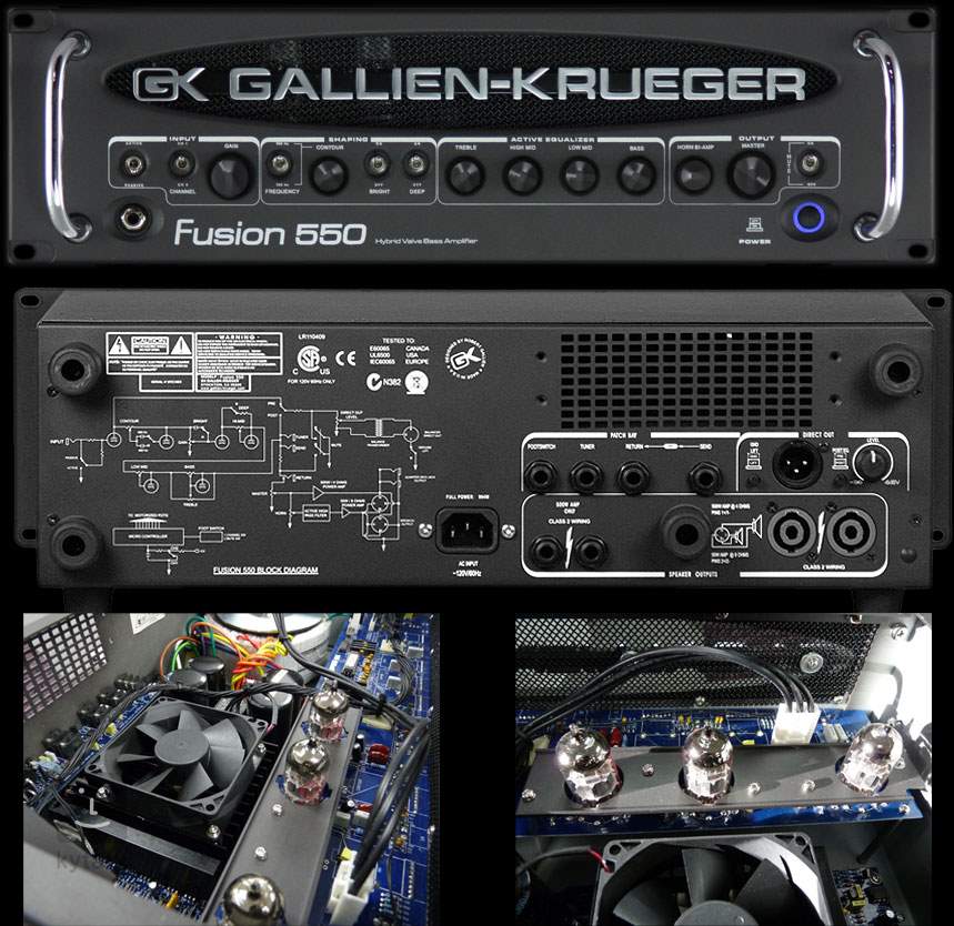 GALLIEN-KRUEGER Fusion 550 (vystaveno, pouze zesilovač)