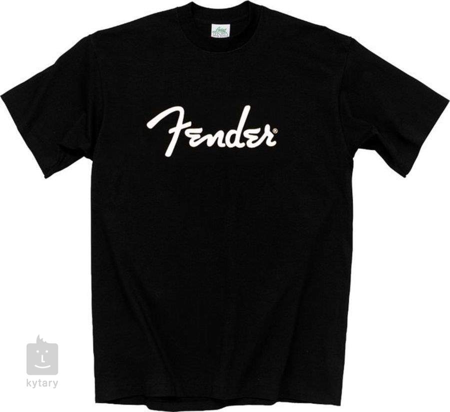 FENDER Spaghetti Logo Black XXL T-Shirt