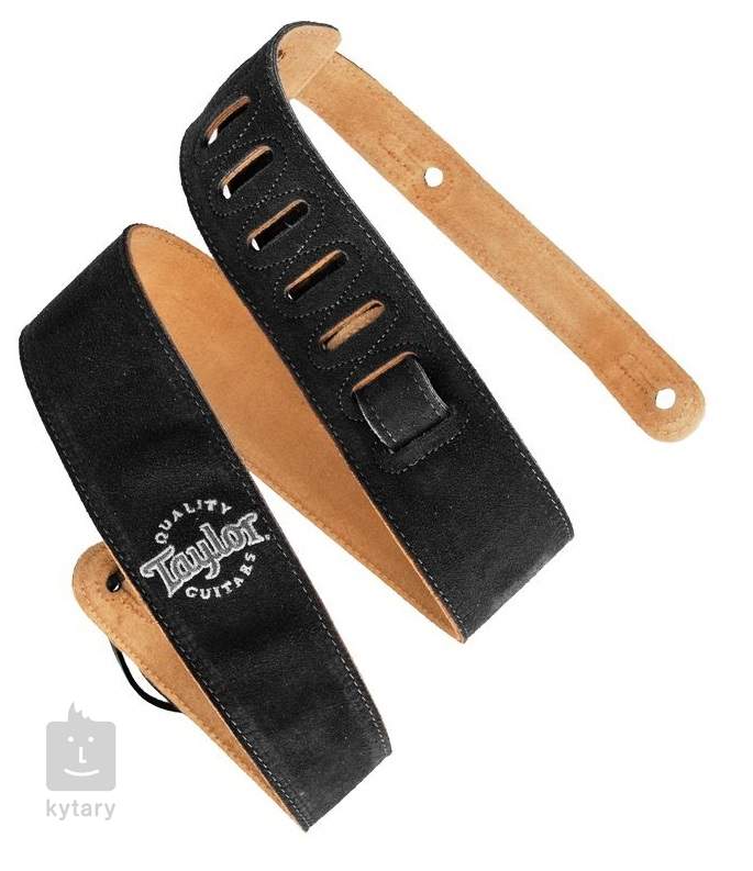 black suede guitar strap