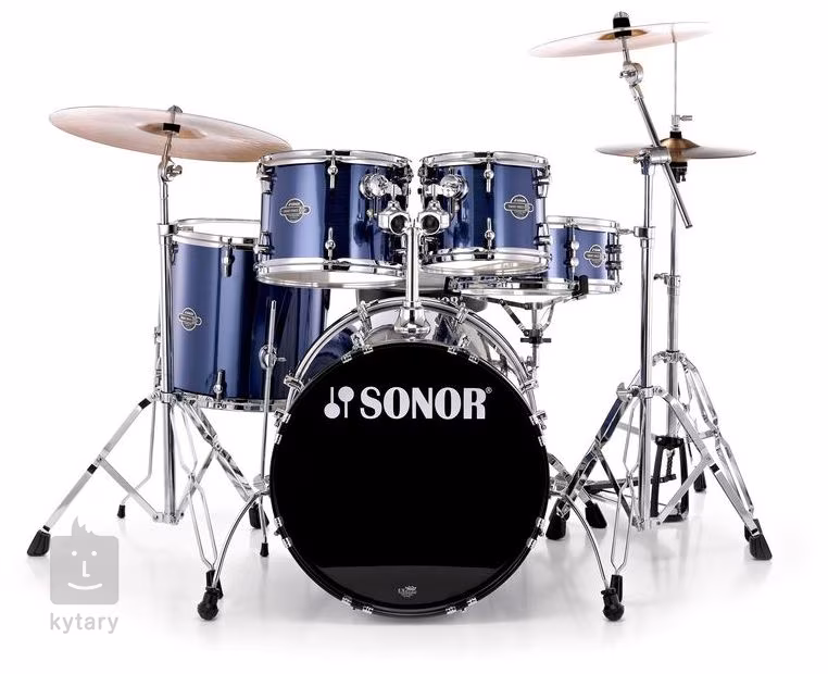 SONOR Force Smart Fusion Set Brushed blue Drum Kit