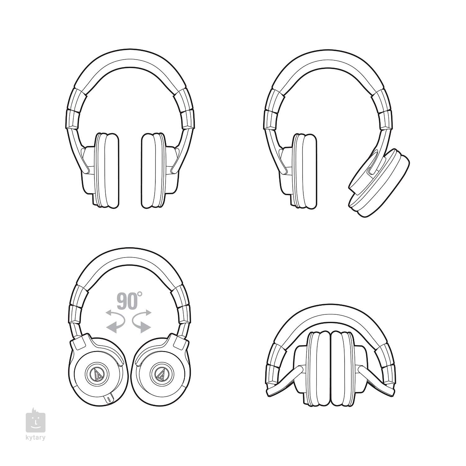 AUDIO-TECHNICA ATH-M40x Studio Headphones