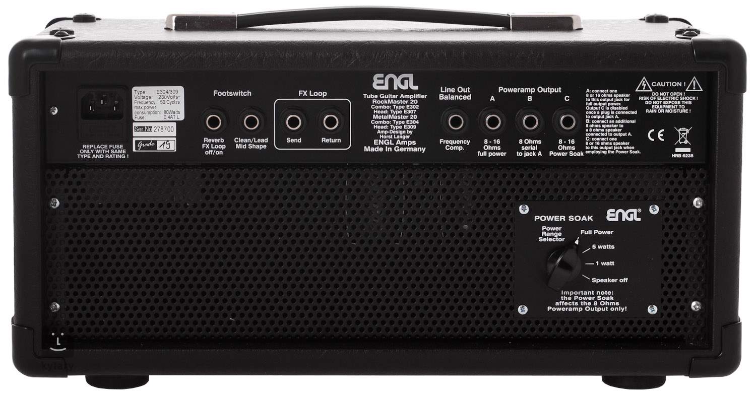 ENGL Metalmaster 20 Head Tube Guitar Amplifier | Kytary.ie