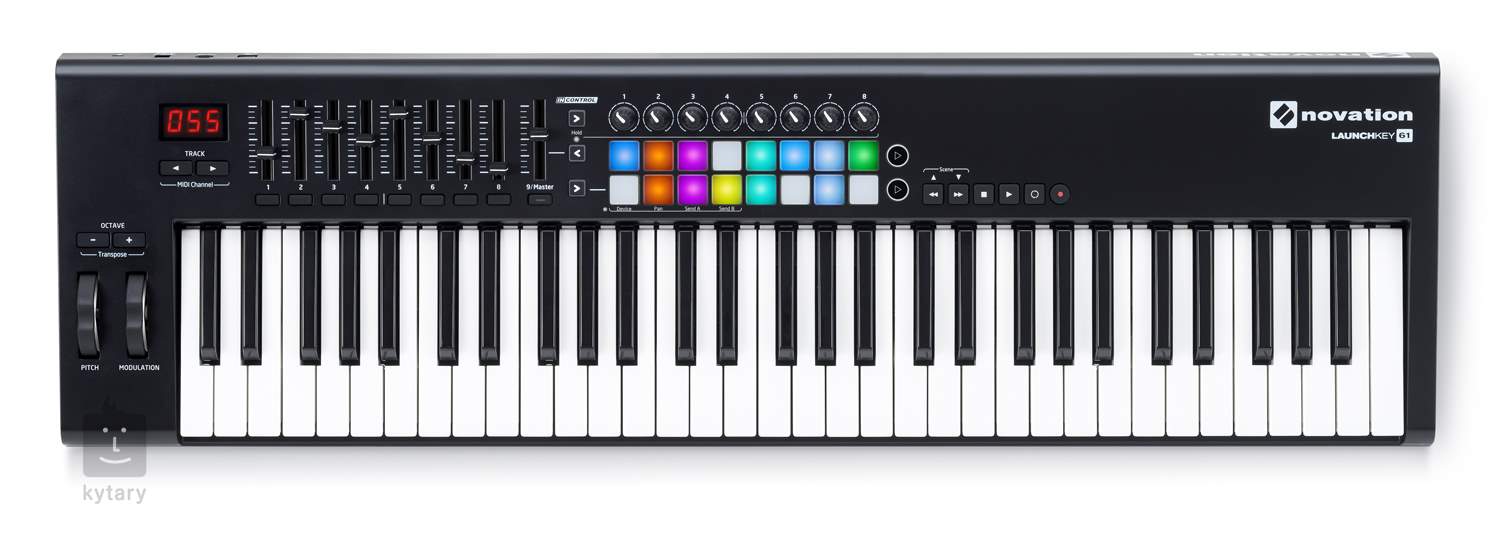 novation launchkey mkii 61 midi keyboard