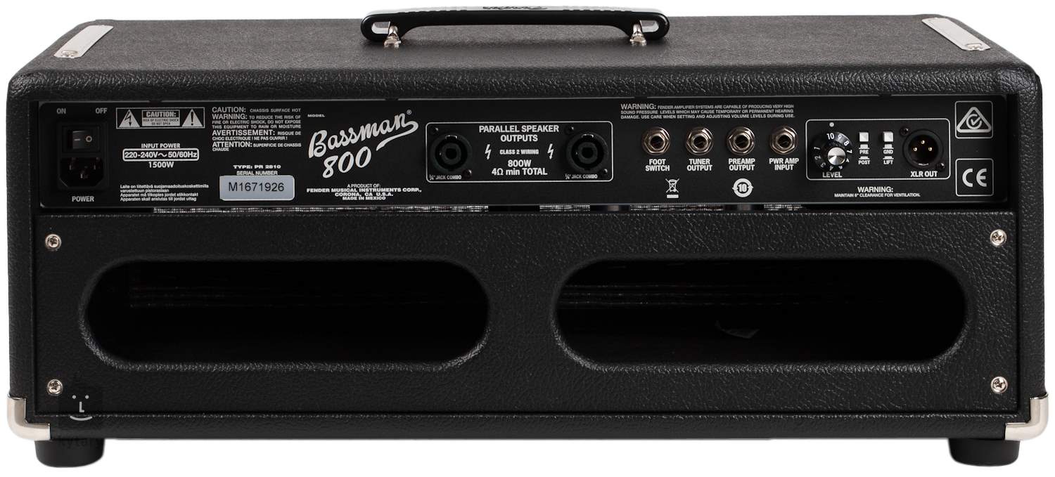 FENDER Bassman 800 HD 230V EU Bass Guitar Hybrid Amplifier Kytary.ie