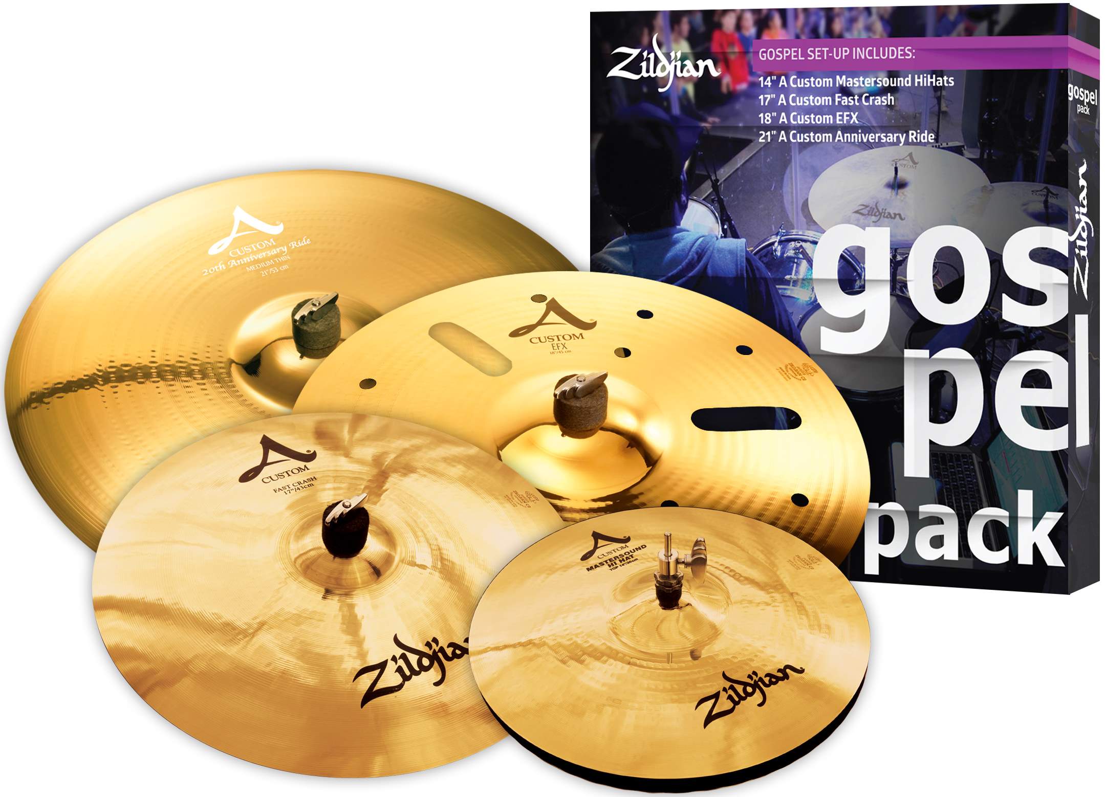 ZILDJIAN Gospel Pack Cymbal Set