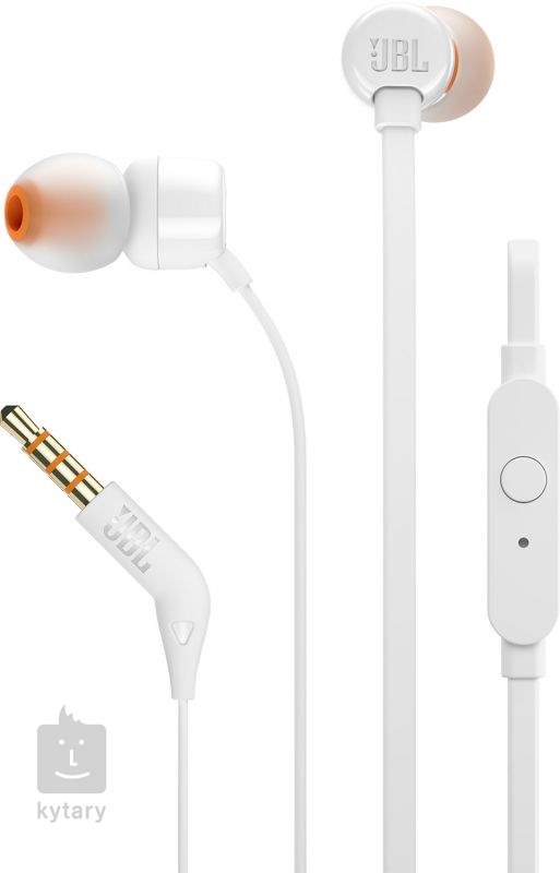 JBL T110 White In Ear Headphones Kytary.ie