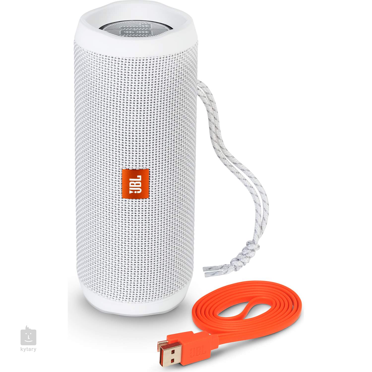 JBL Flip4 White Wireless Portable Speaker
