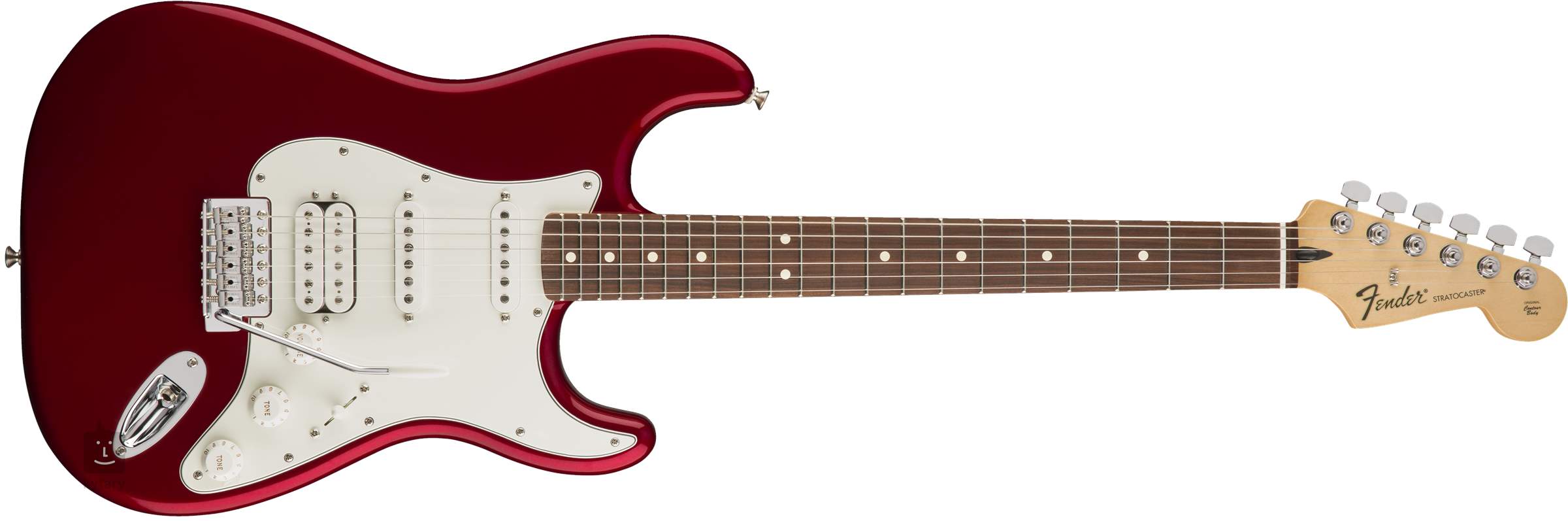 fender standard stratocaster red