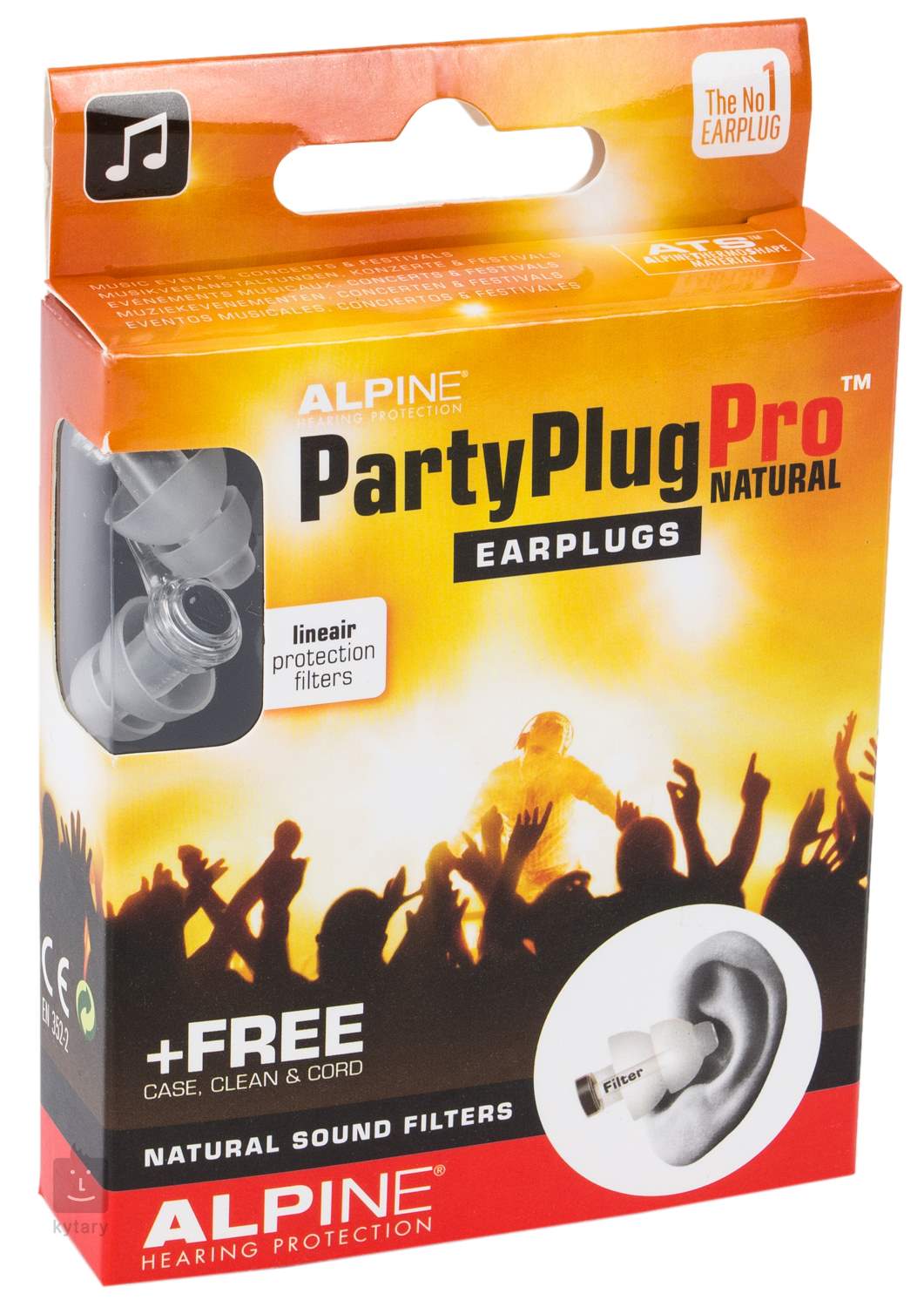 Ontbering Arthur Doe alles met mijn kracht ALPINE PartyPlug Pro Natural Earplugs