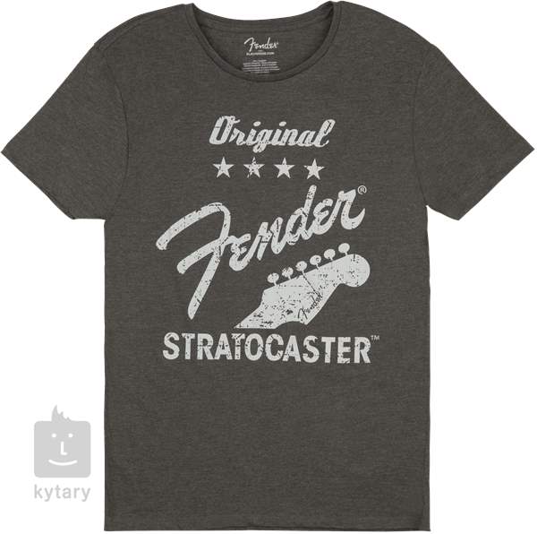 M Fender T-shirt originale Strat Charcoal 