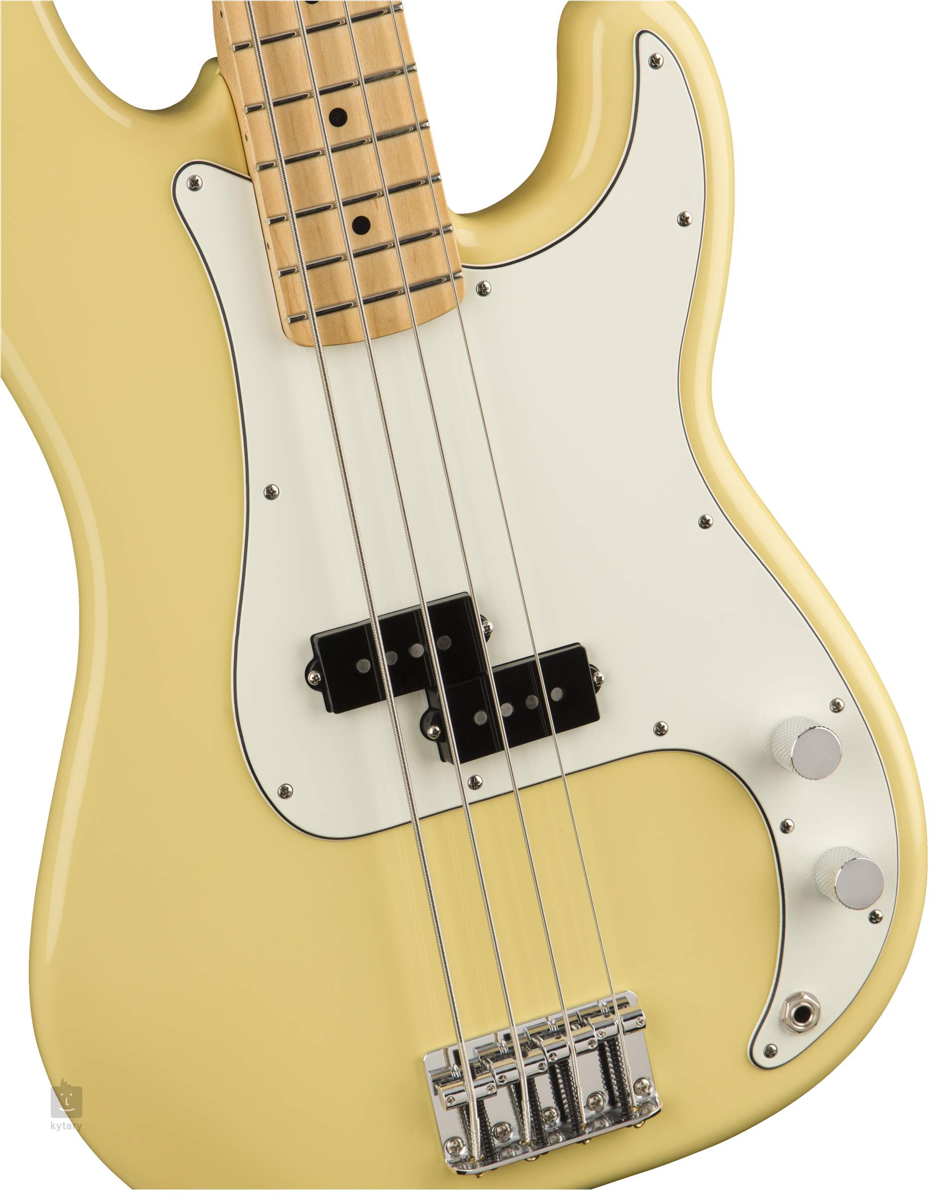 yellow fender p bass