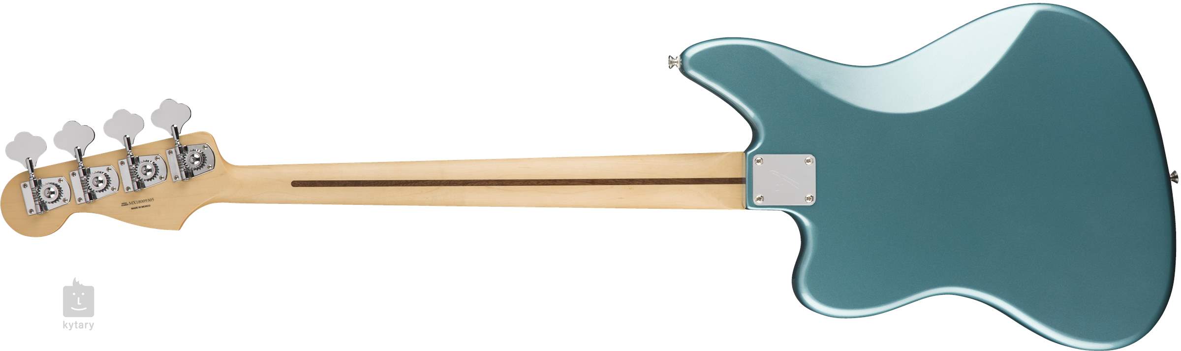 bass guitar teal