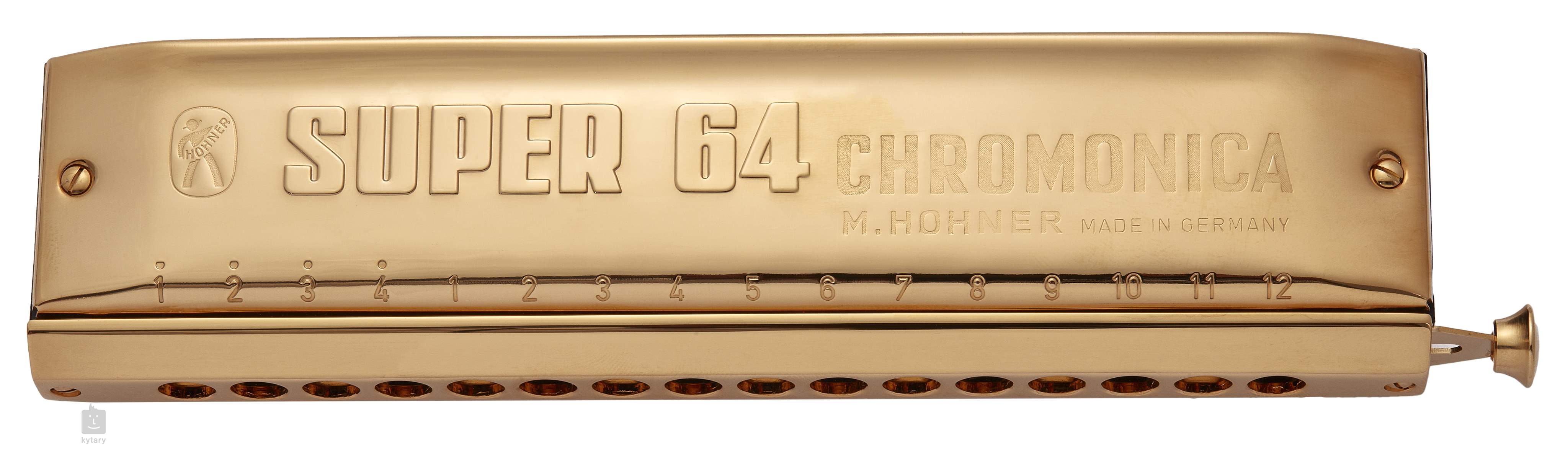 HOHNER Super 64 gold Performance Harmonica Kytary.ie