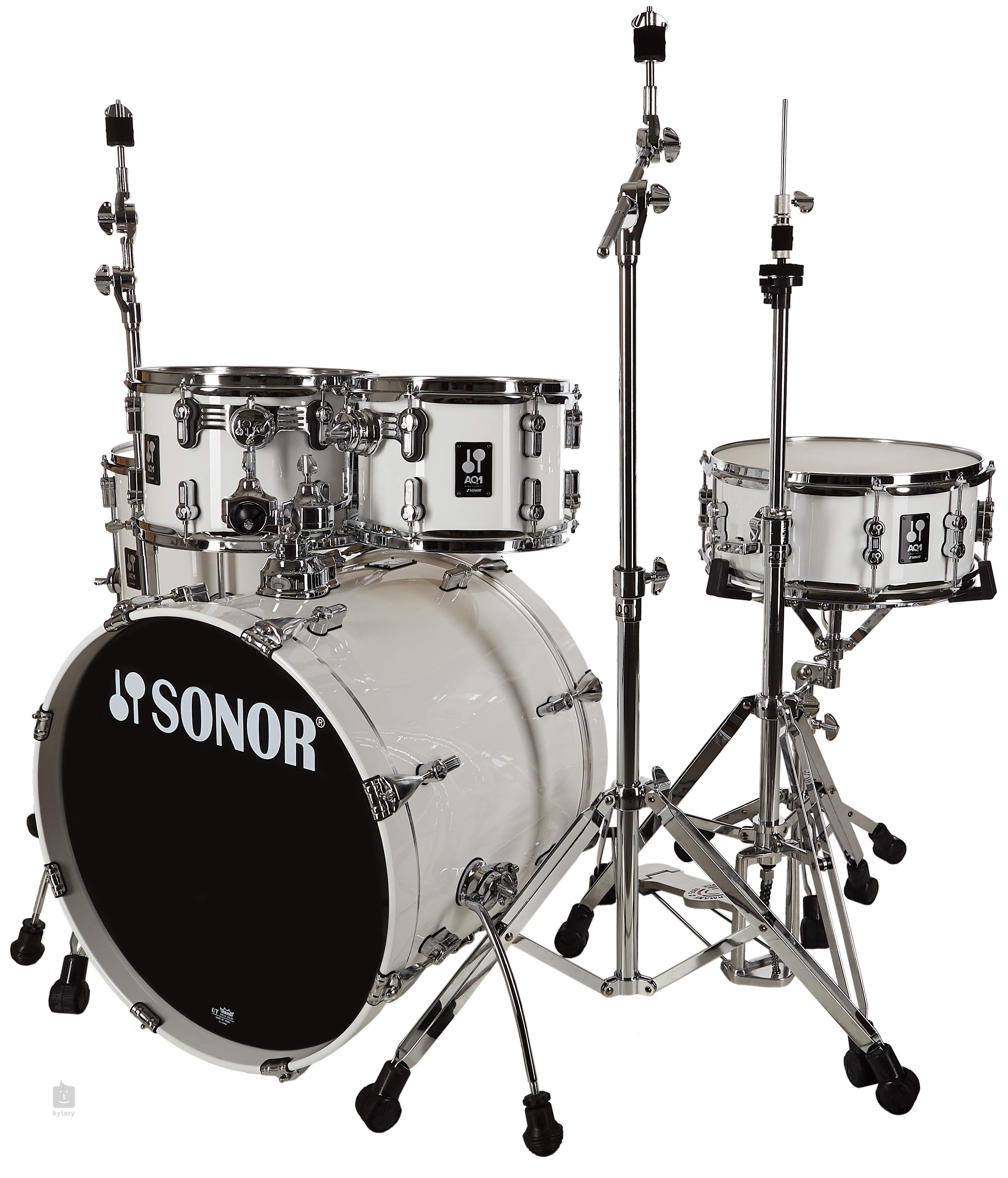 SONOR AQ1 Piano White Studio Set Drum Kit