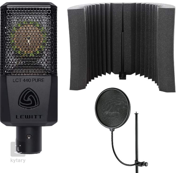 LEWITT LCT 440 PURE + Acoustic Screen + KM pop filter Package Deals