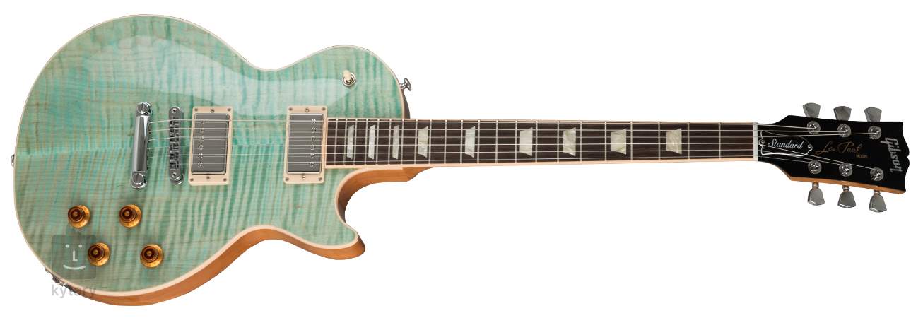 sea foam green les paul