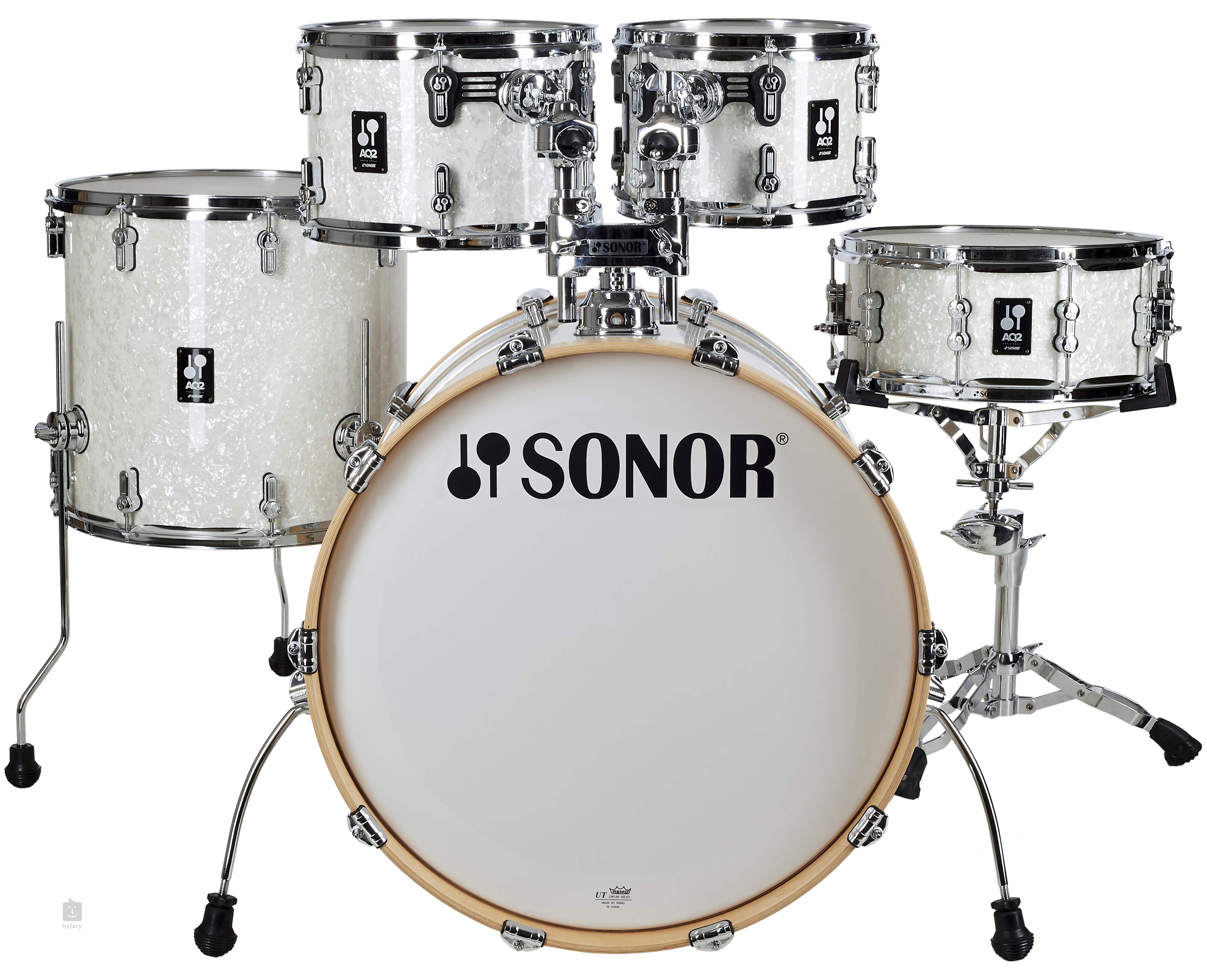 SONOR AQ 2 Studio Set White Pearl Drum Kit