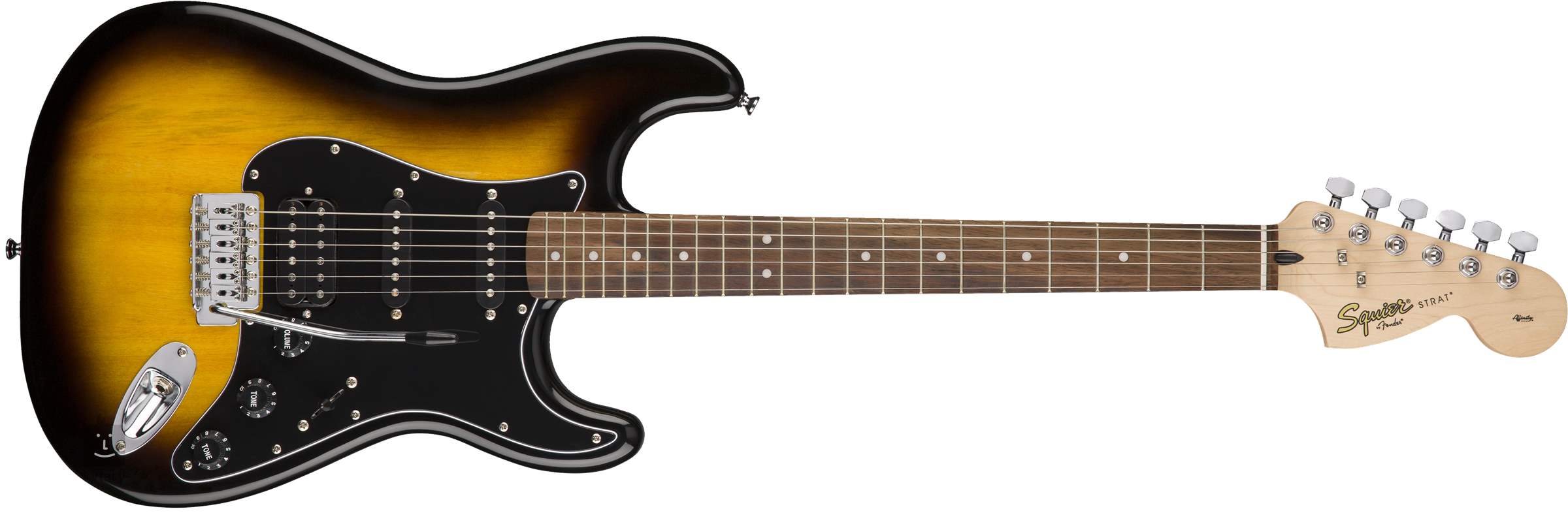 fender squier affinity stratocaster lrl brown sunburst