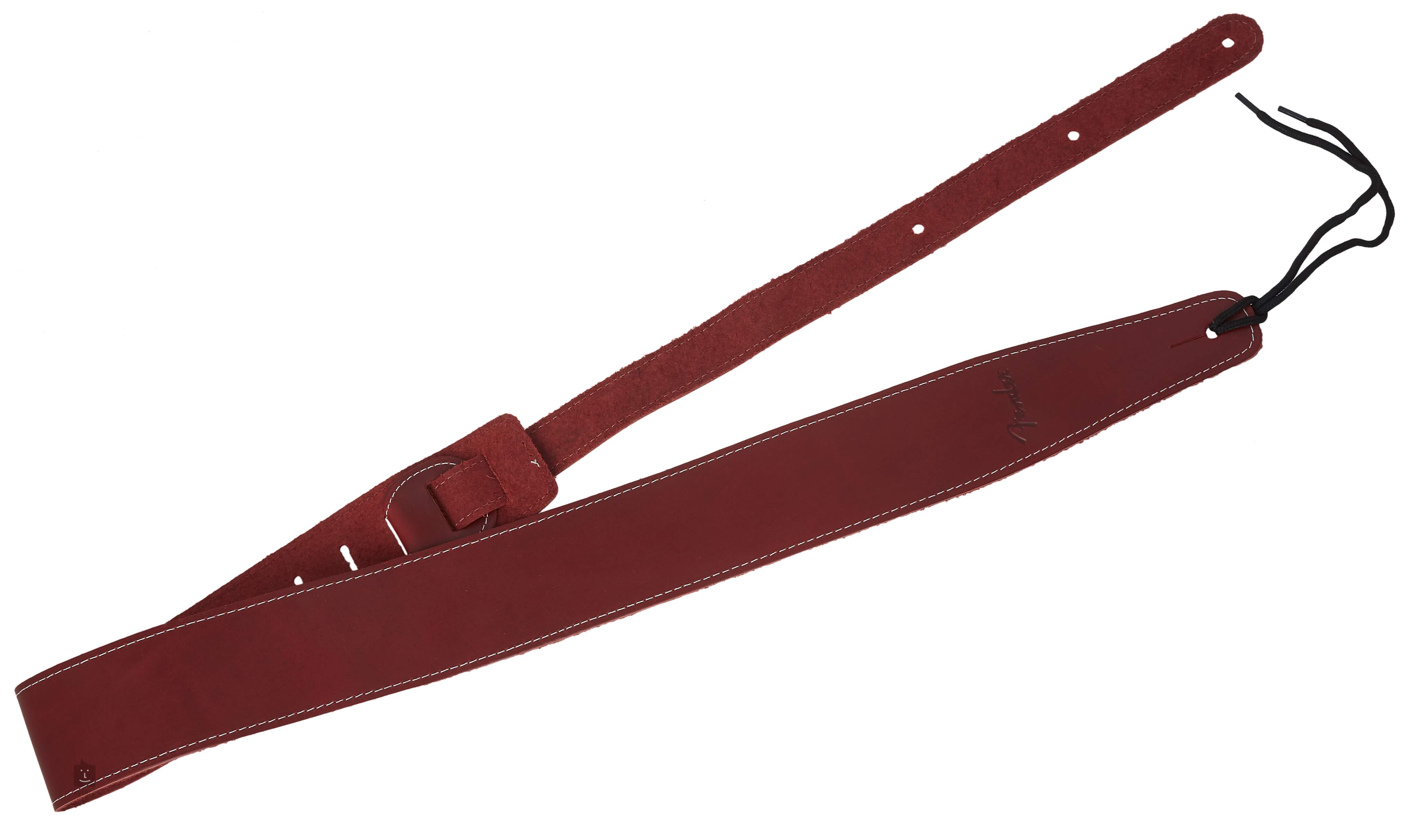 FENDER Broken-In Leather Strap Red Guitar Strap | Kytary.ie