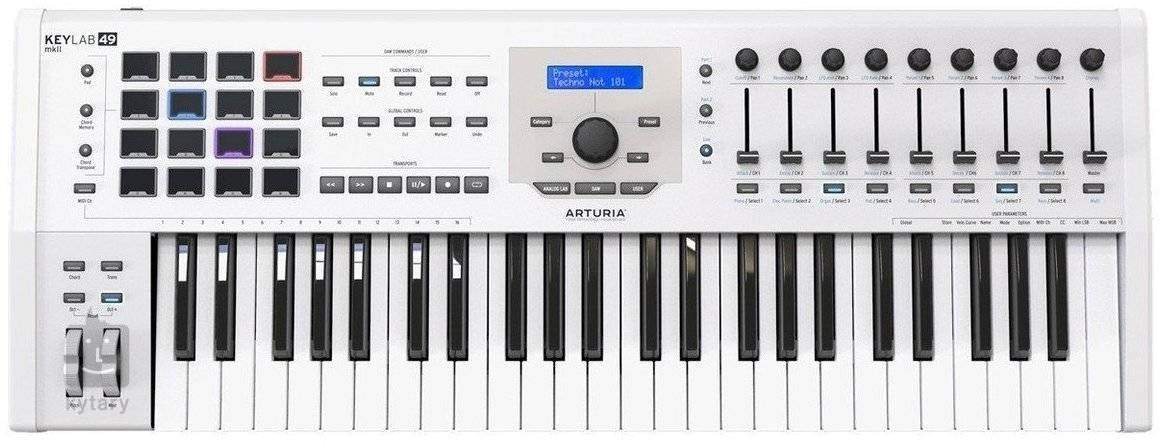 arturia keylab mkii 49 white