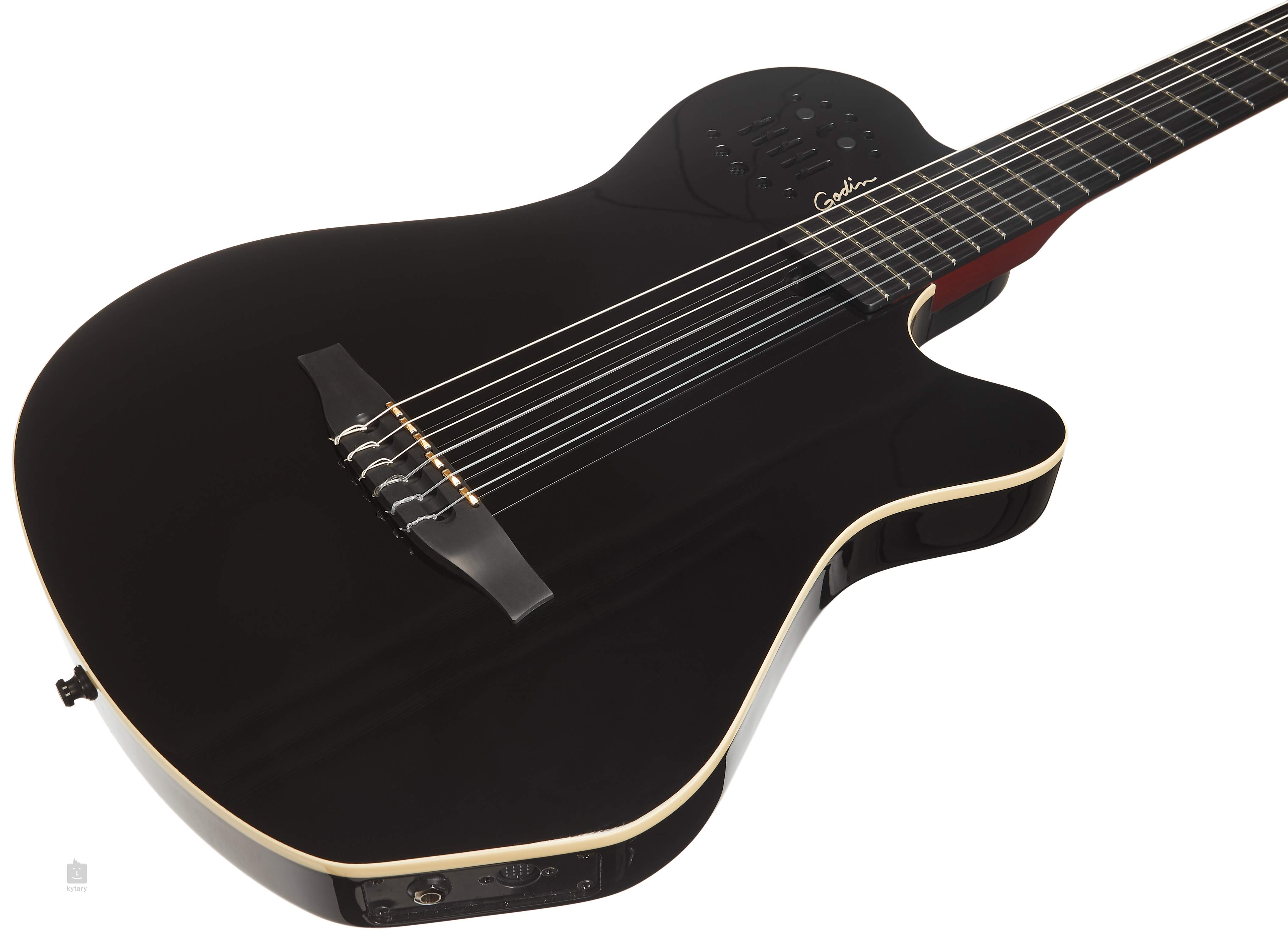 godin acs grand concert black hg