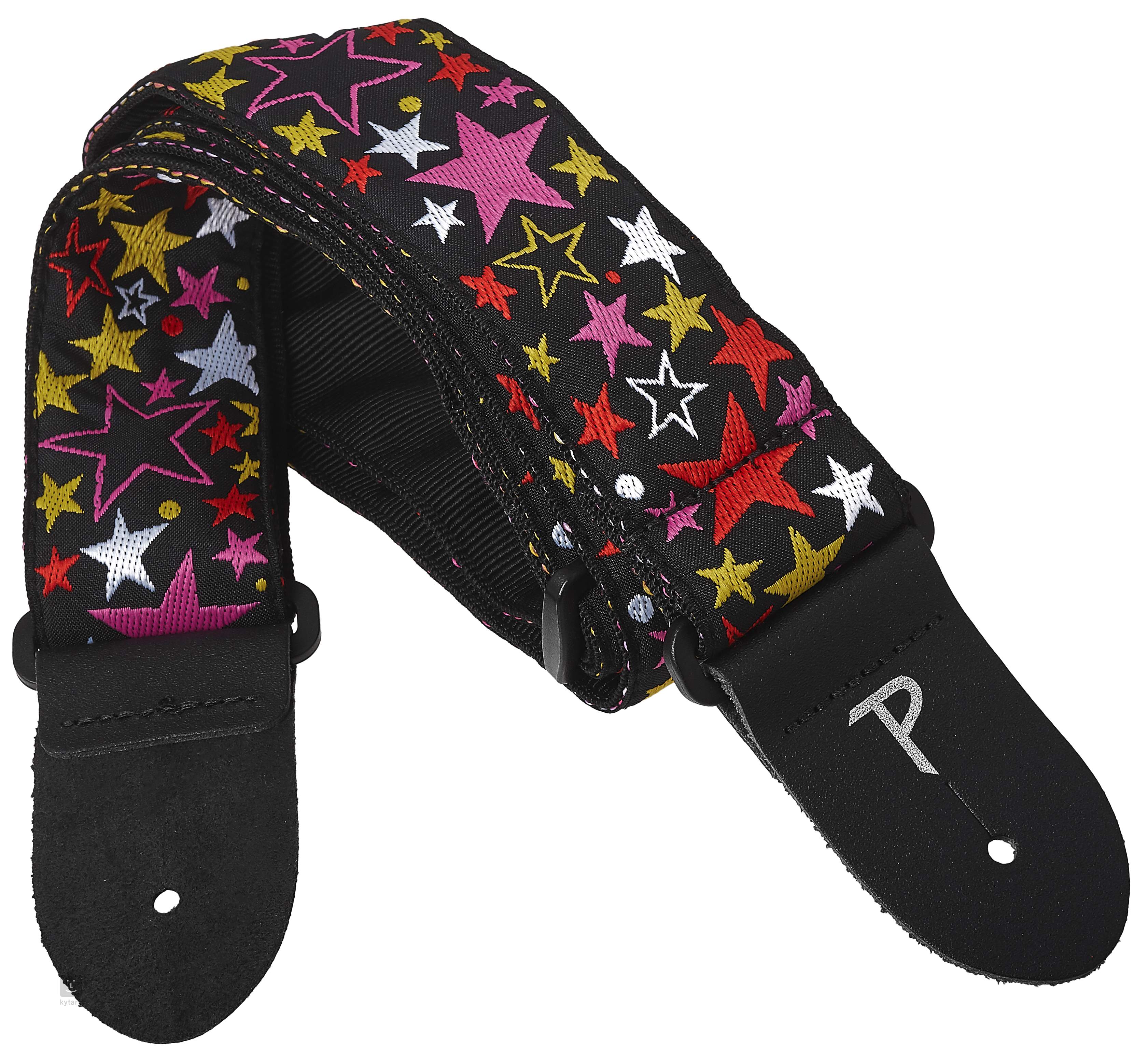 guitar strap with stars