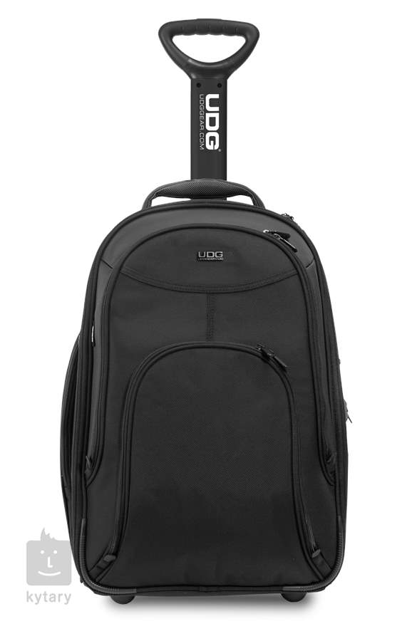 black transport backpack