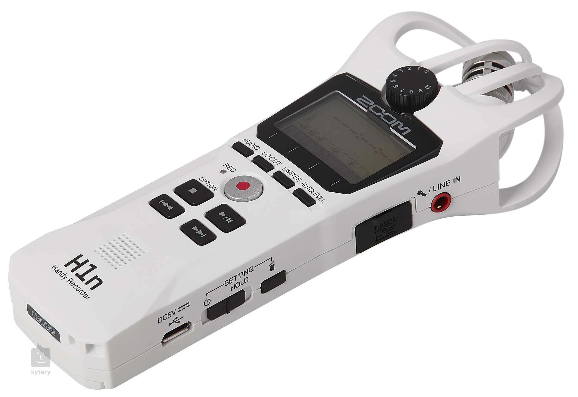 schapen materiaal Pedagogie ZOOM H1n White Limited Edition Pocket Recorder