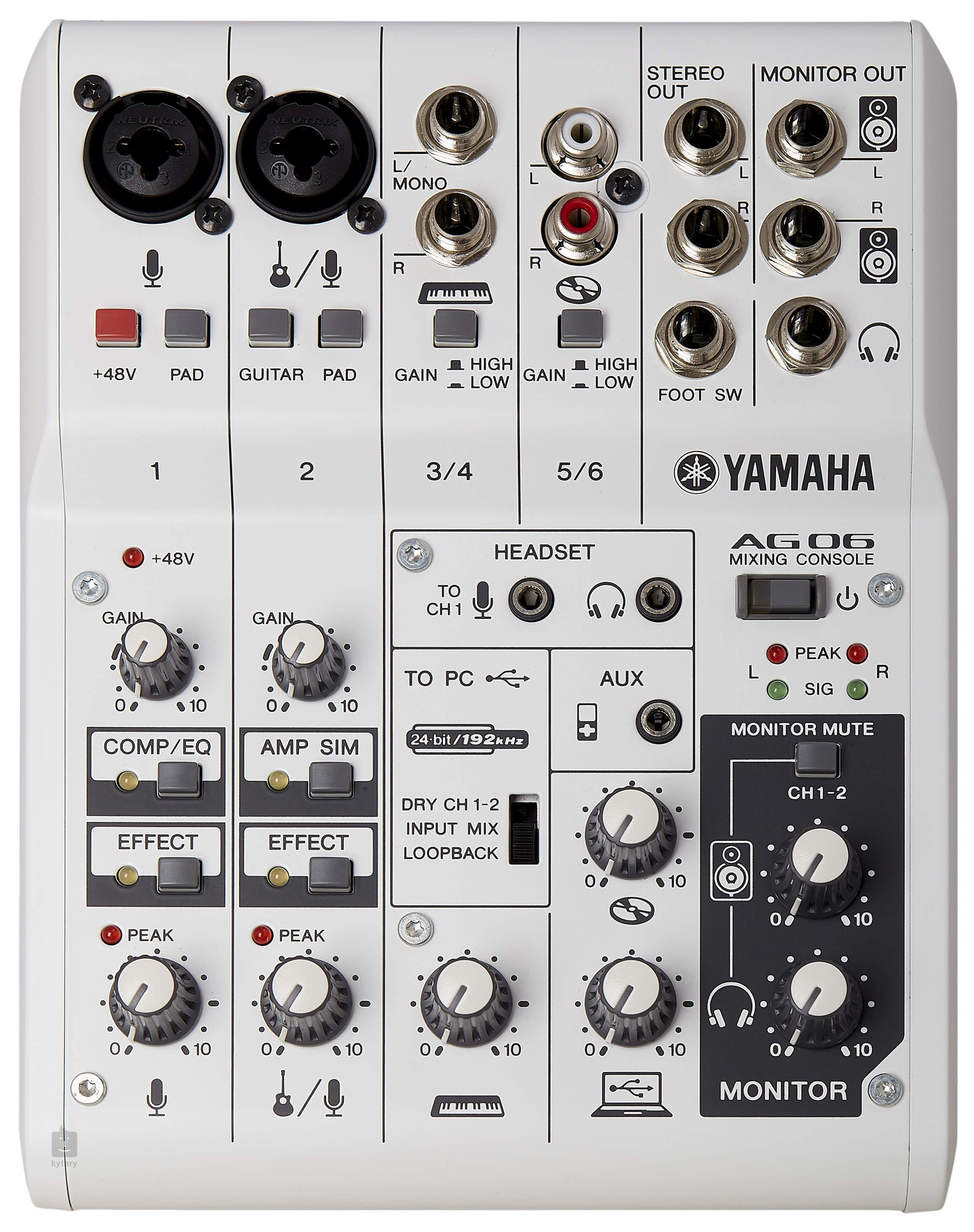 YAMAHA AG06 USB Audio Interface