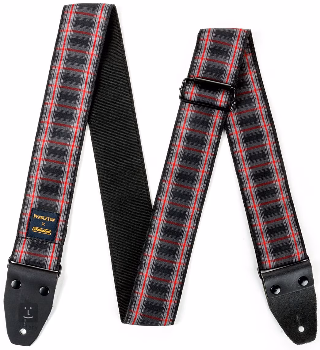 DUNLOP Pendleton Jacquard Waverley Plaid Strap Guitar Strap Kytary.ie