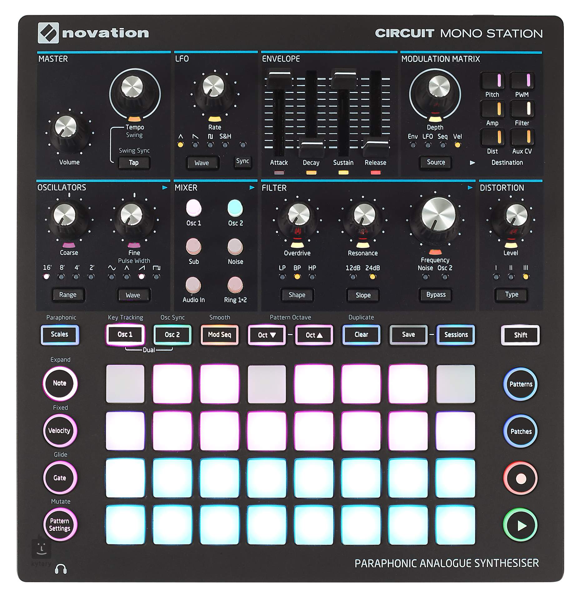 セール特価商品 美品！Novation Circuit Mono Station シンセ - 楽器・機材