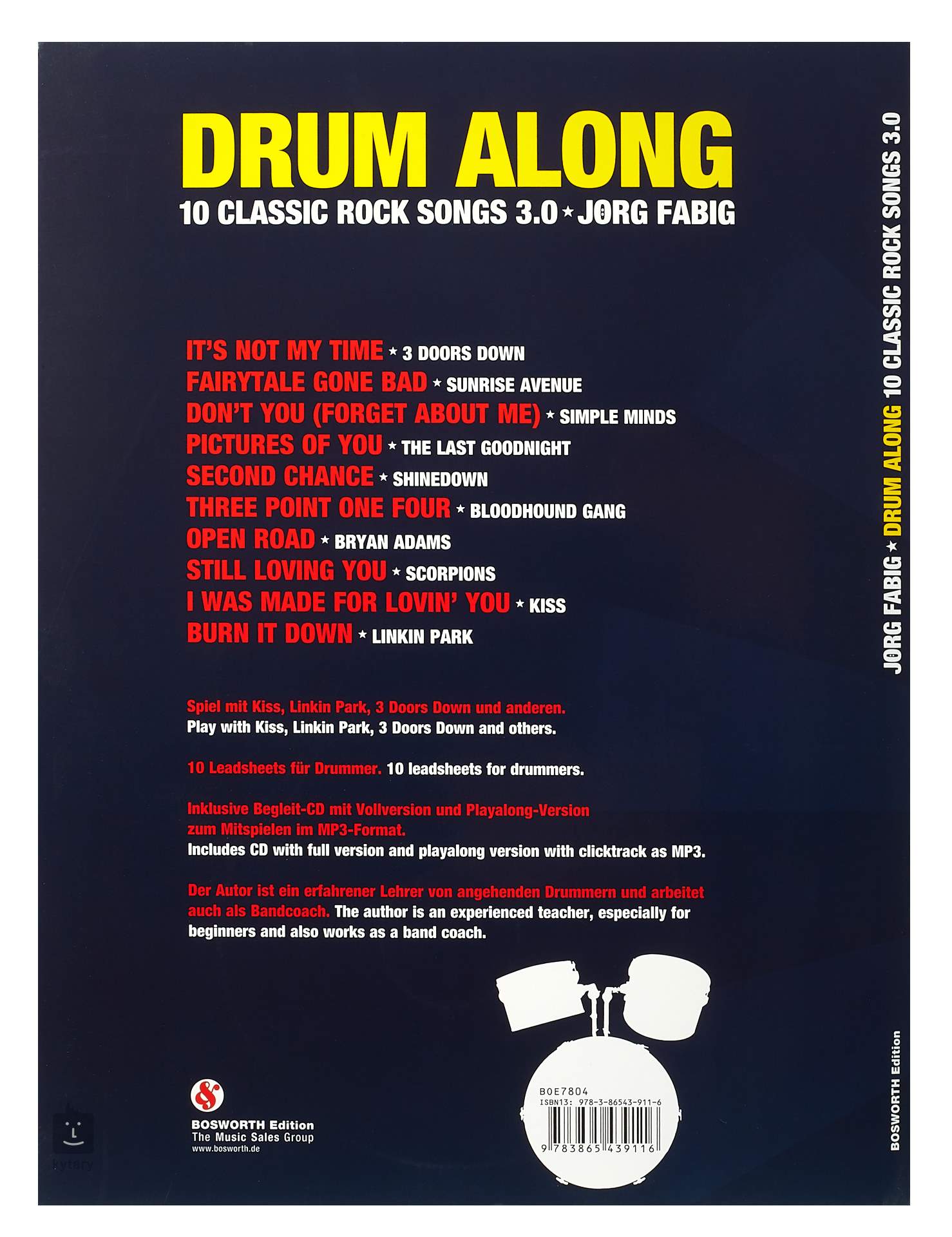 Drum along ix 10 classic rock songs 3.0 cd 