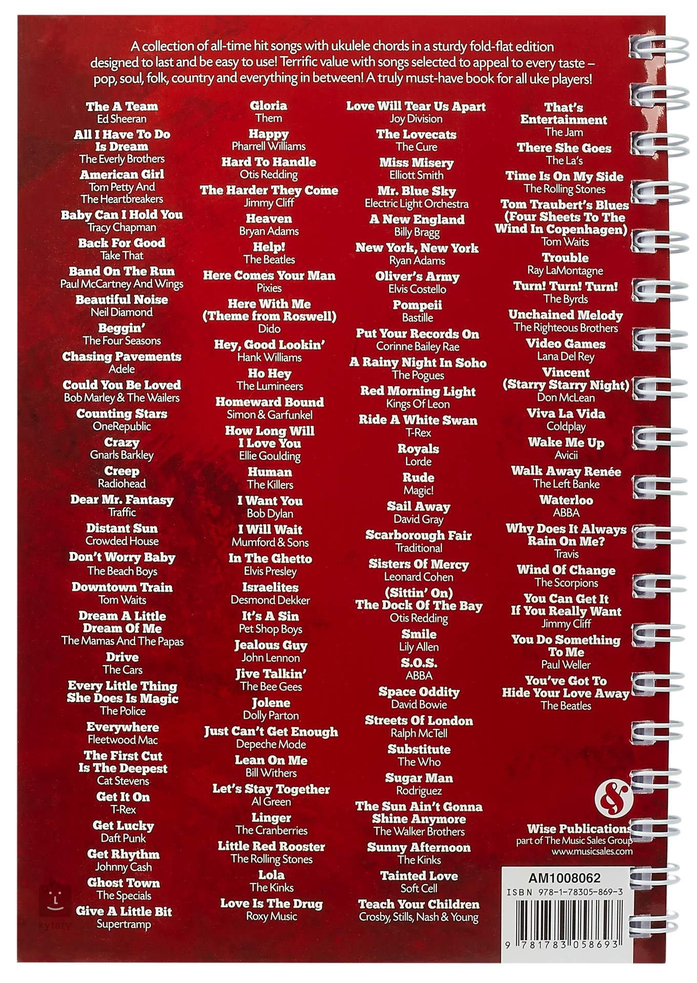 rod Ynkelig Peep MS 101 Hits For Ukulele (The Red Book) Ukulele Sheet Music
