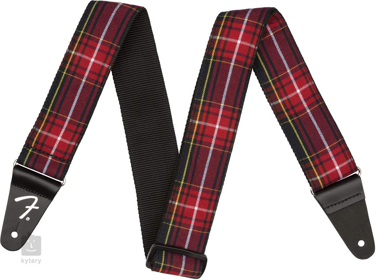 plaid guitar strap