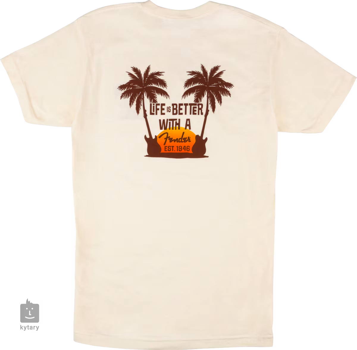 FENDER Twin Palms T-Shirt S T-Shirt