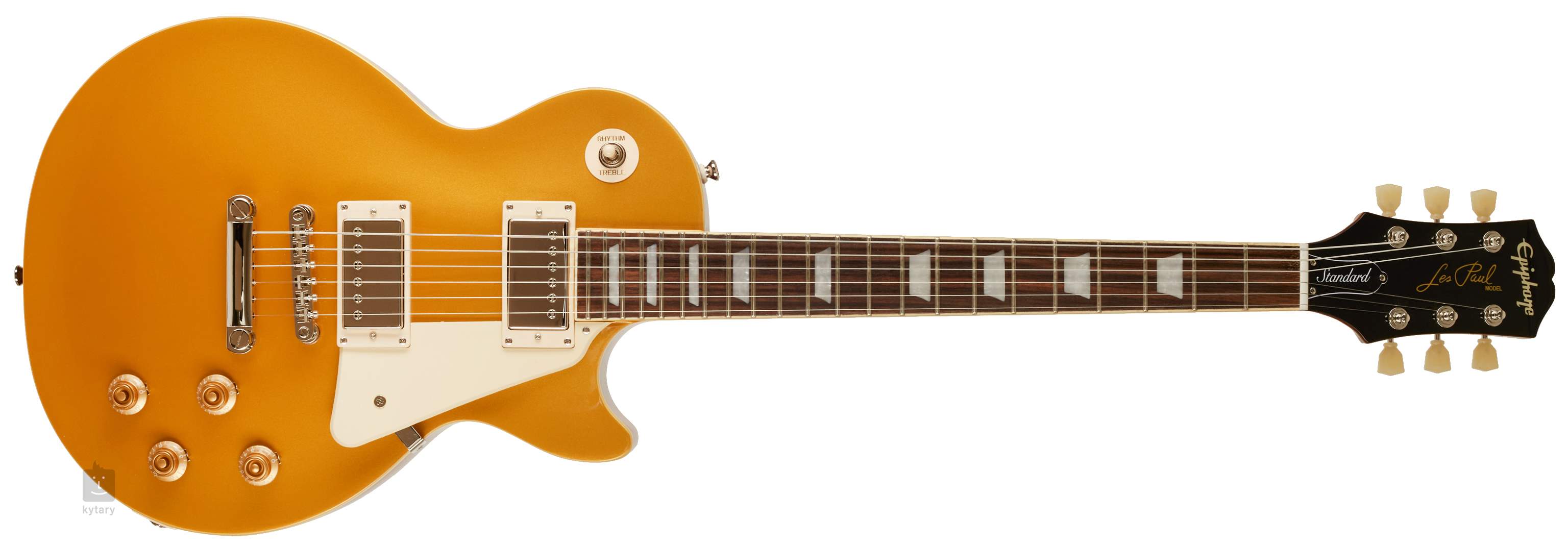 epiphone inspired by gibson les paul standard goldtop