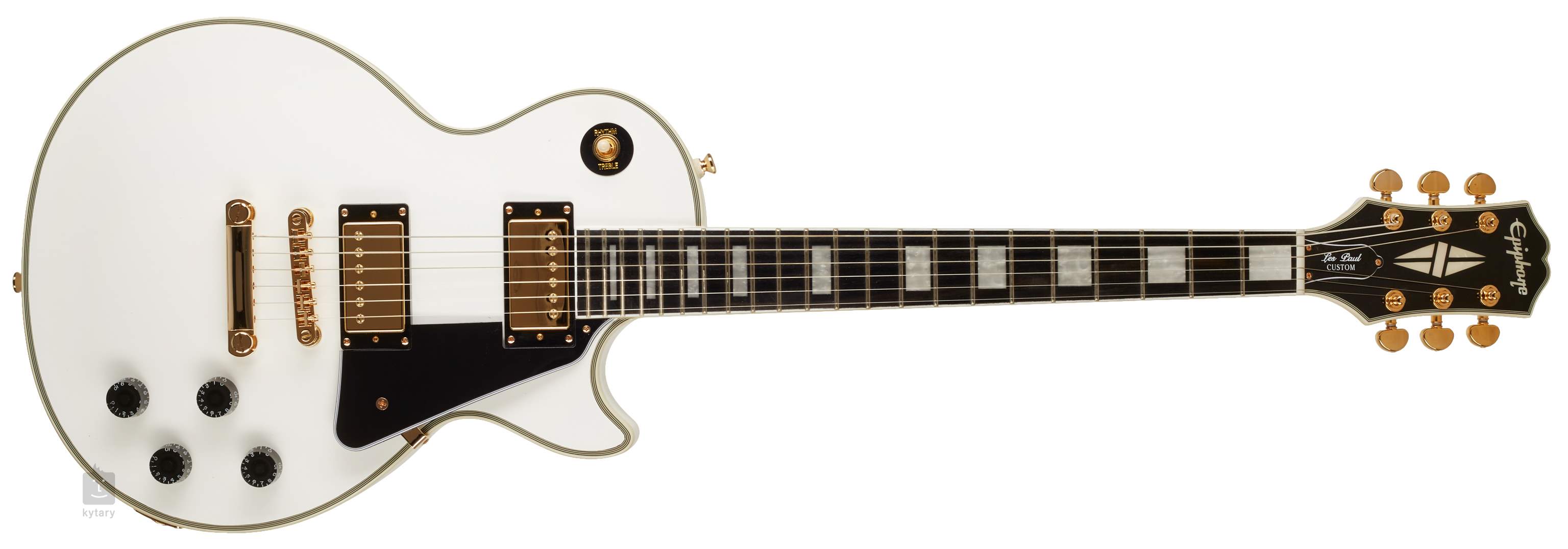 EPIPHONE Les Paul Custom Alpine White (opened) Electric Guitar