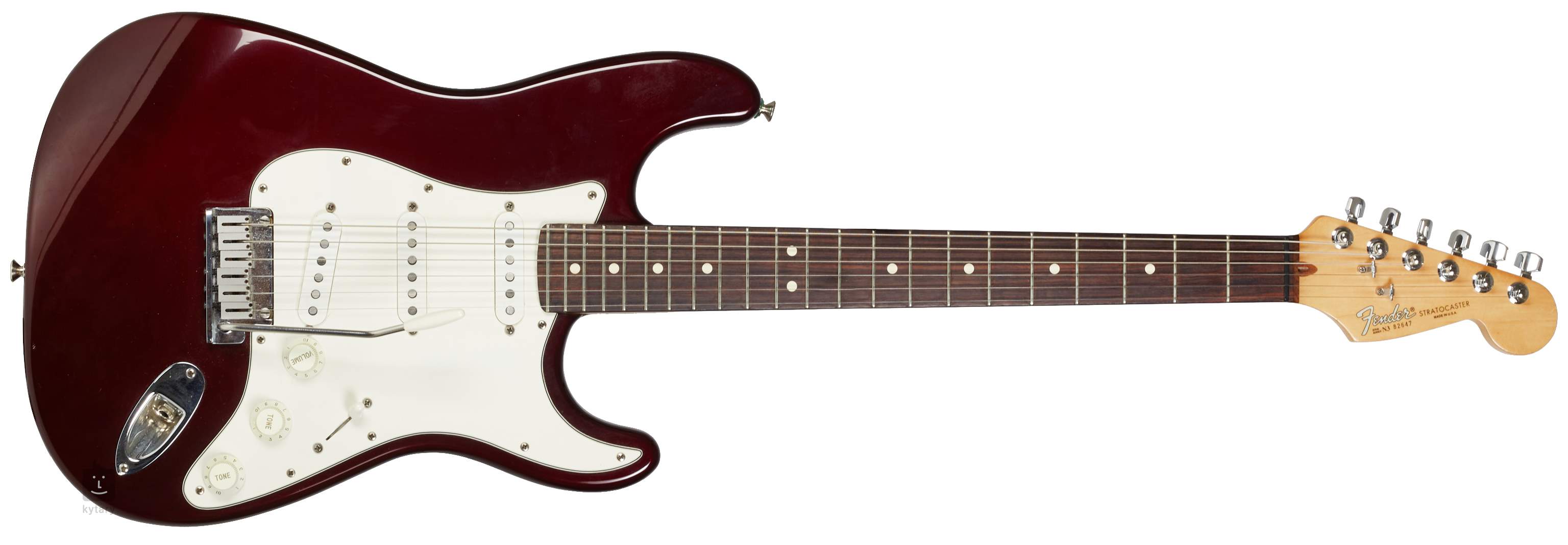 fender american standard stratocaster red