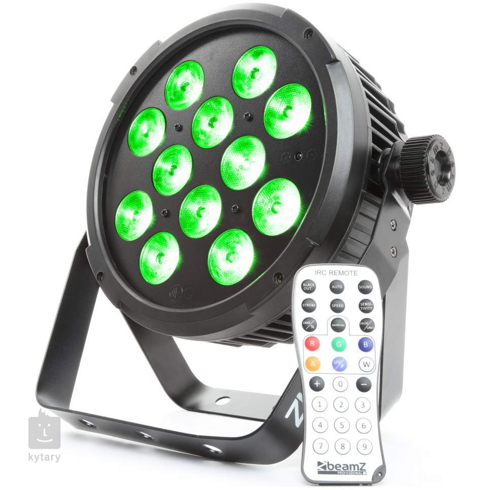 BEAMZ LED FlatPAR reflektor 12x6W QCL LED PAR Light