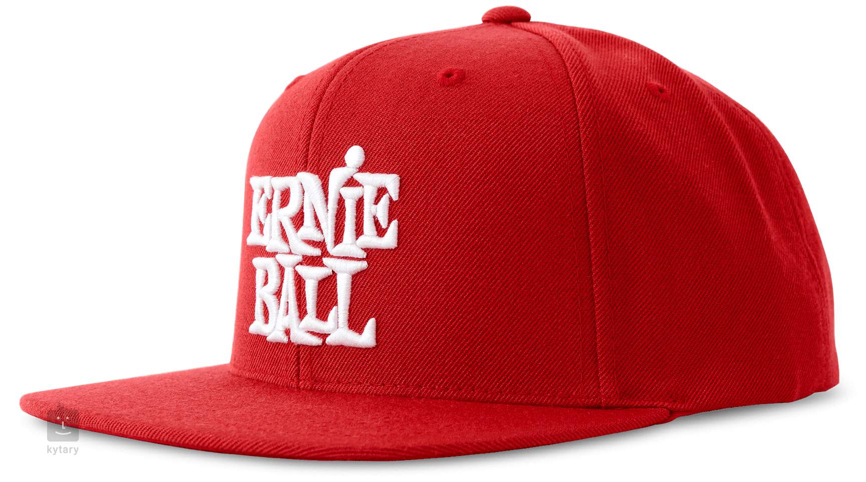 ERNIE BALL Stacked Logo Hat Red Baseball Cap