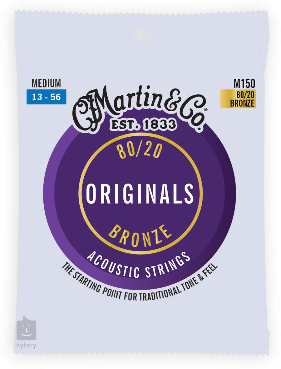 MARTIN Originals Medium Steel Acoustic Guitar Strings | Kytary.ie