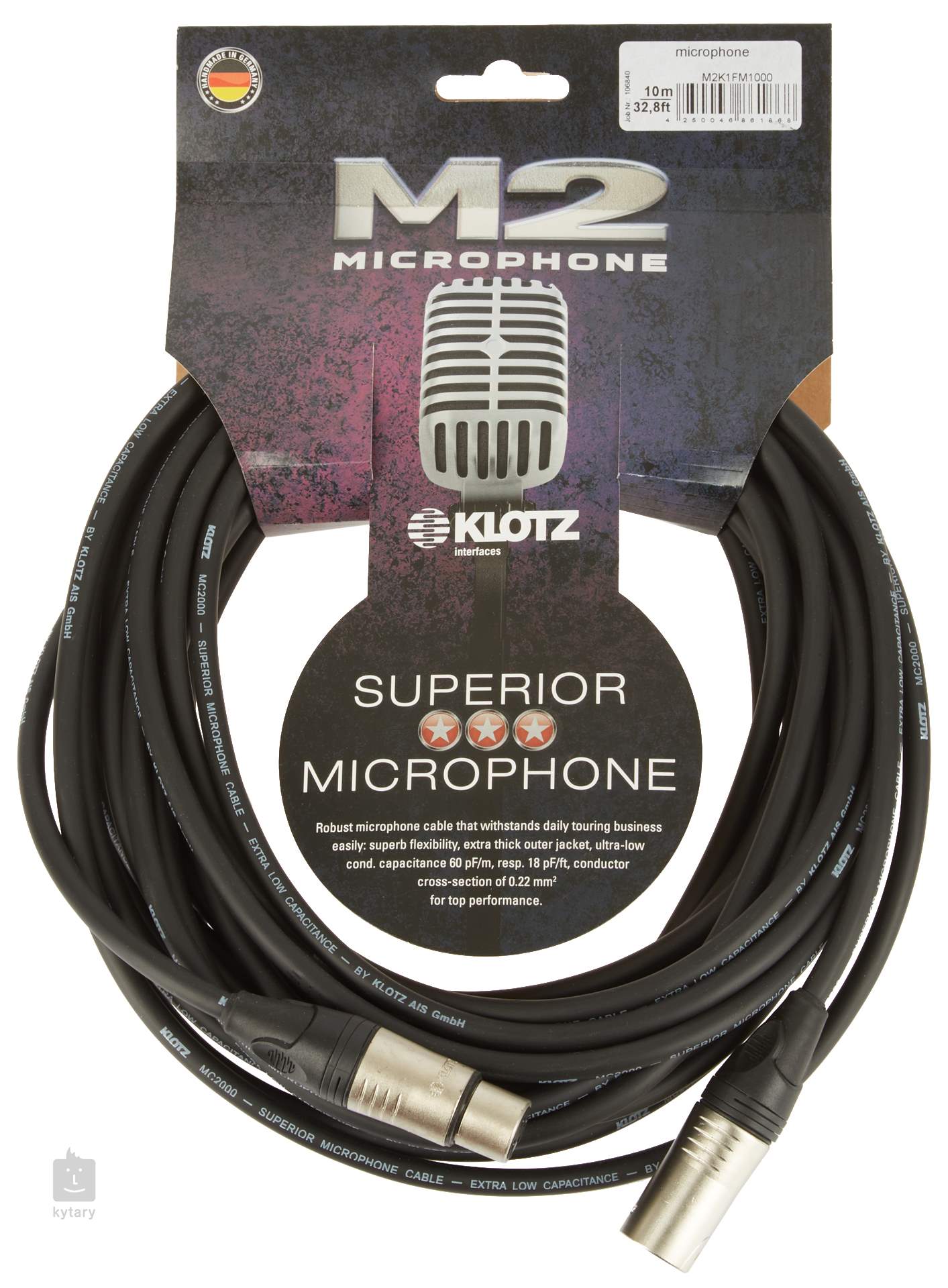 Klotz M K Fm Microphone Cable