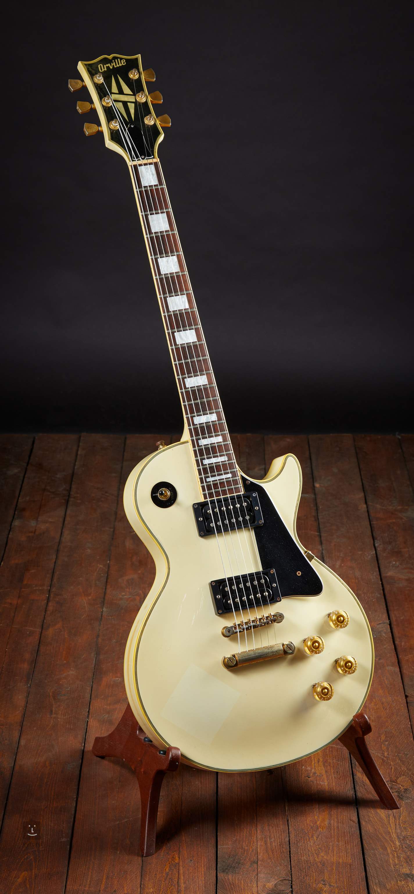 ジャンク扱い】Orville Les Paul Custom White - エレキギター