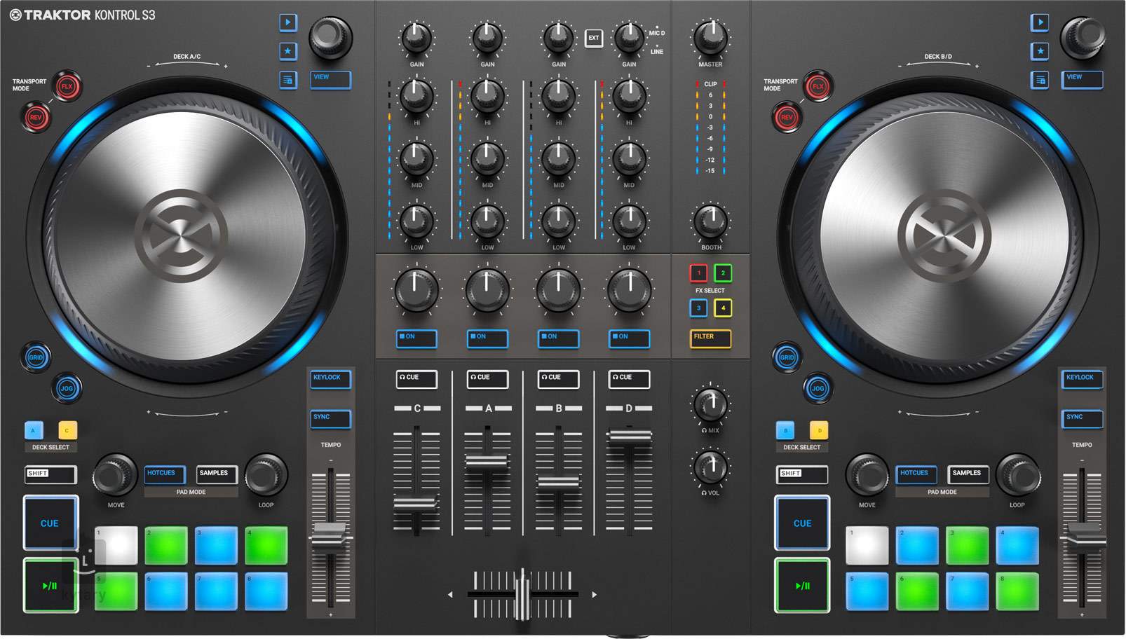 Native Instruments Traktor Kontrol S3 Dj Controller