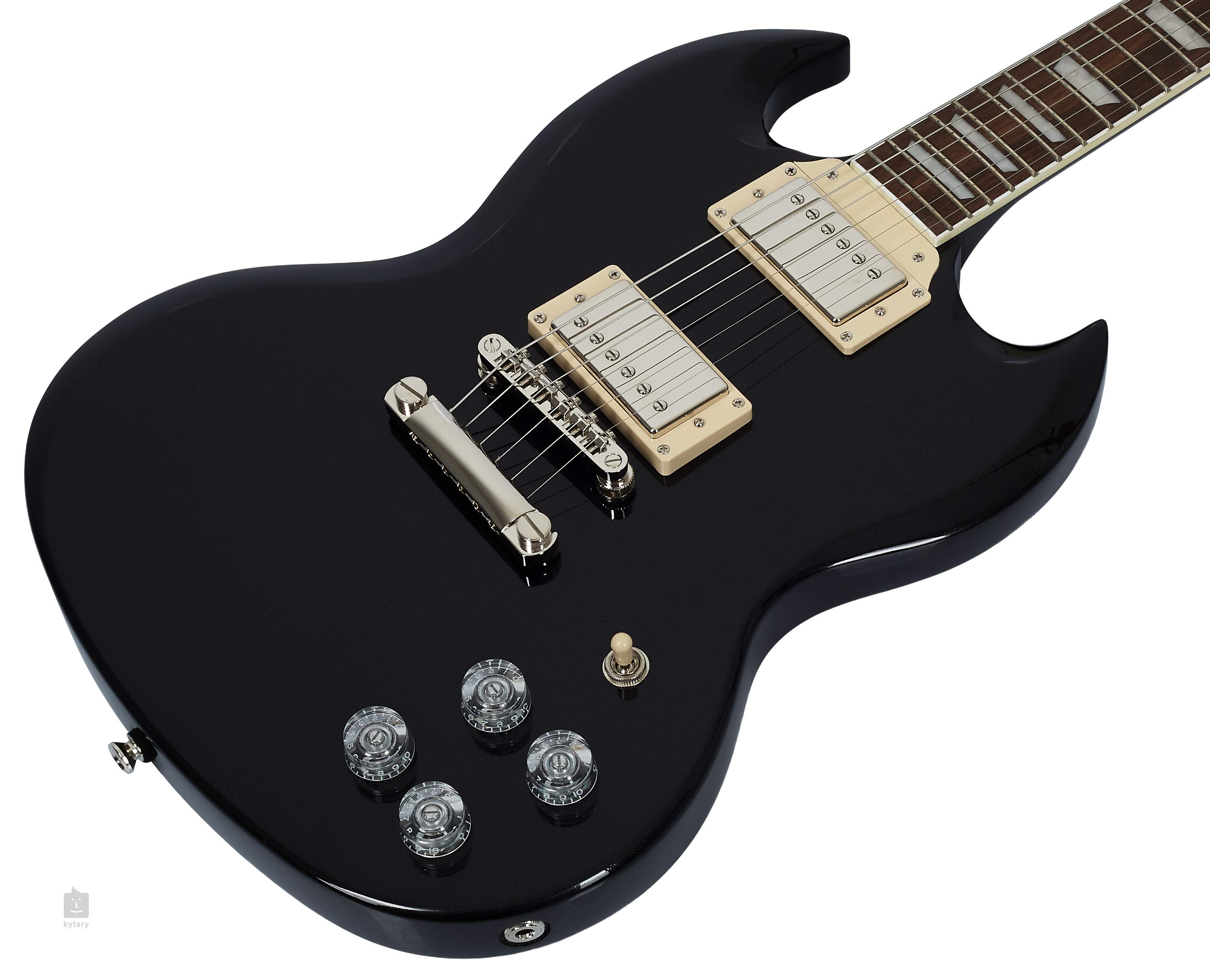 epiphone sg muse jet black metallic