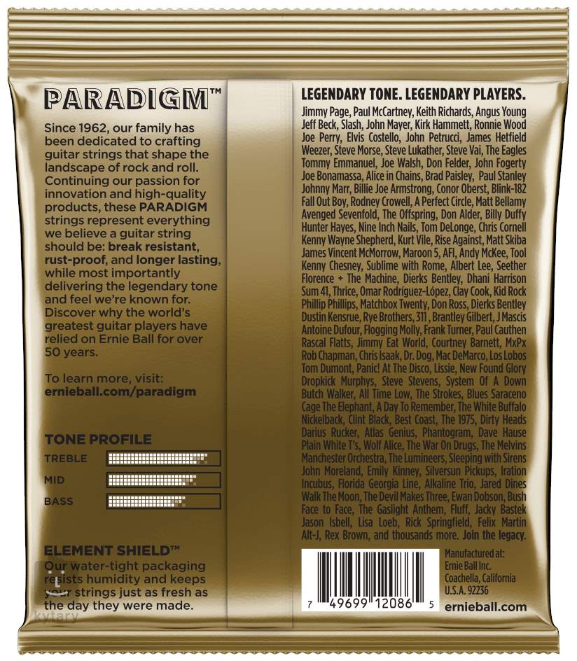 ernie ball paradigm acoustic guitar strings