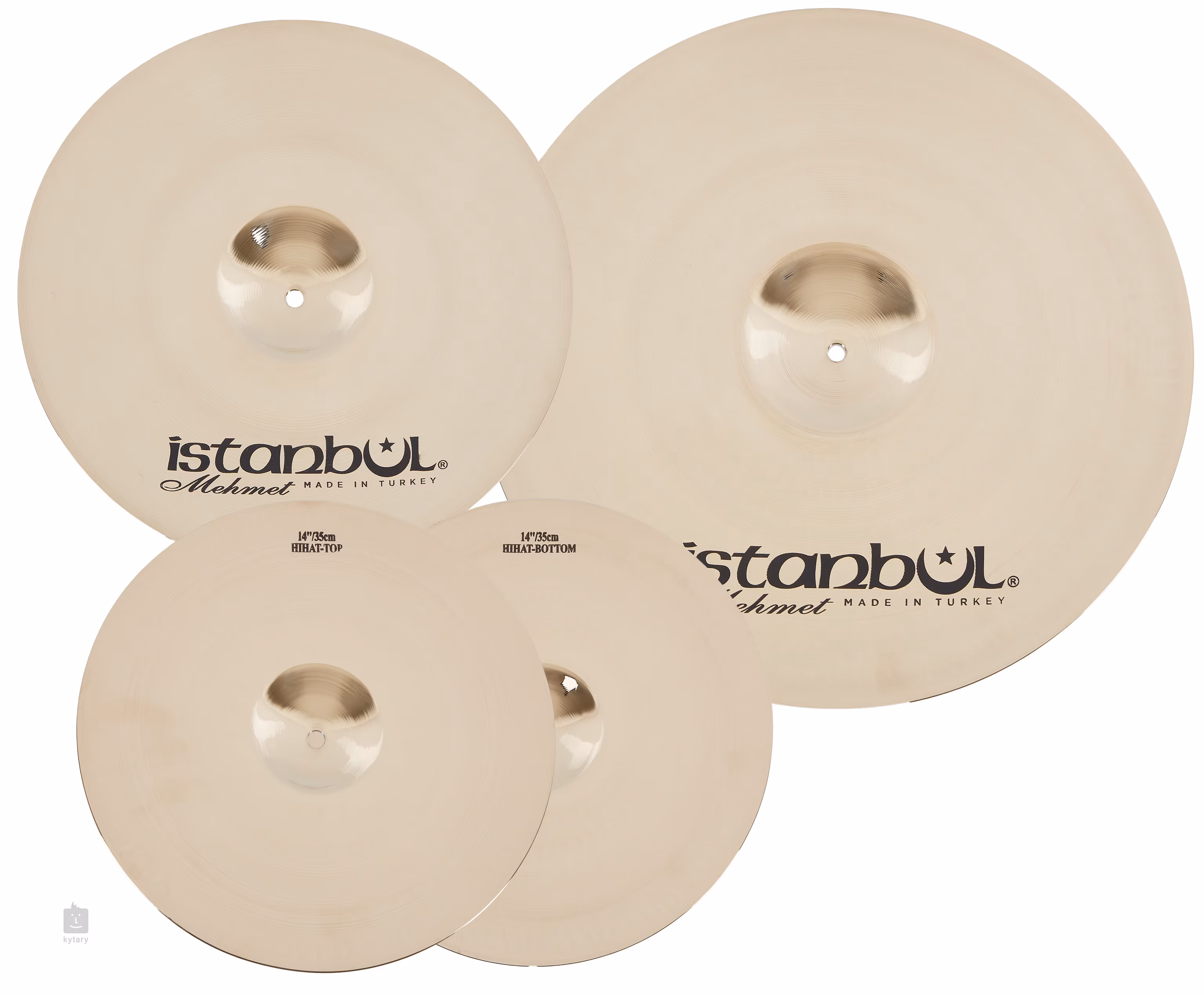 ISTANBUL MEHMET IMC Brilliant Set 3 Cymbal Set Kytary.ie