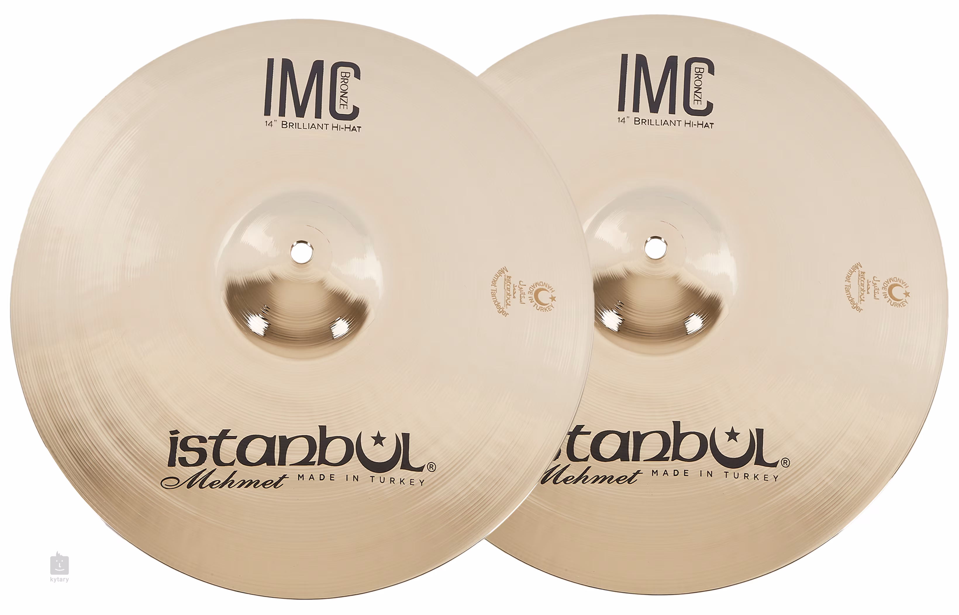 ISTANBUL MEHMET 14" IMC Brilliant Hihat HiHat Cymbals Kytary.ie